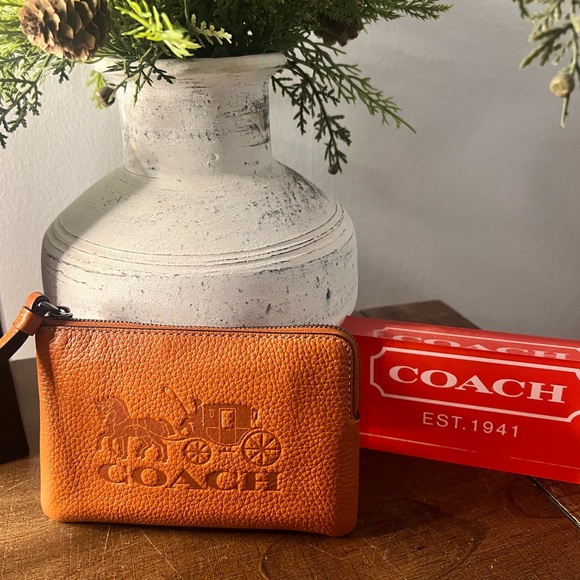 Coach Horse and Carriage Wristlet - Picture 1 of 8